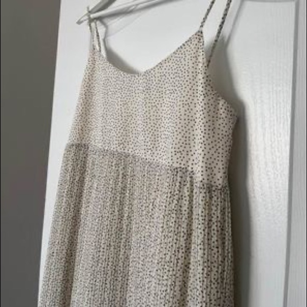 Lined Oak + Fort midi dress — size small